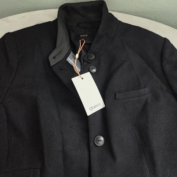 Quince Black Italian Wool Blazer - Picture 7 of 7
